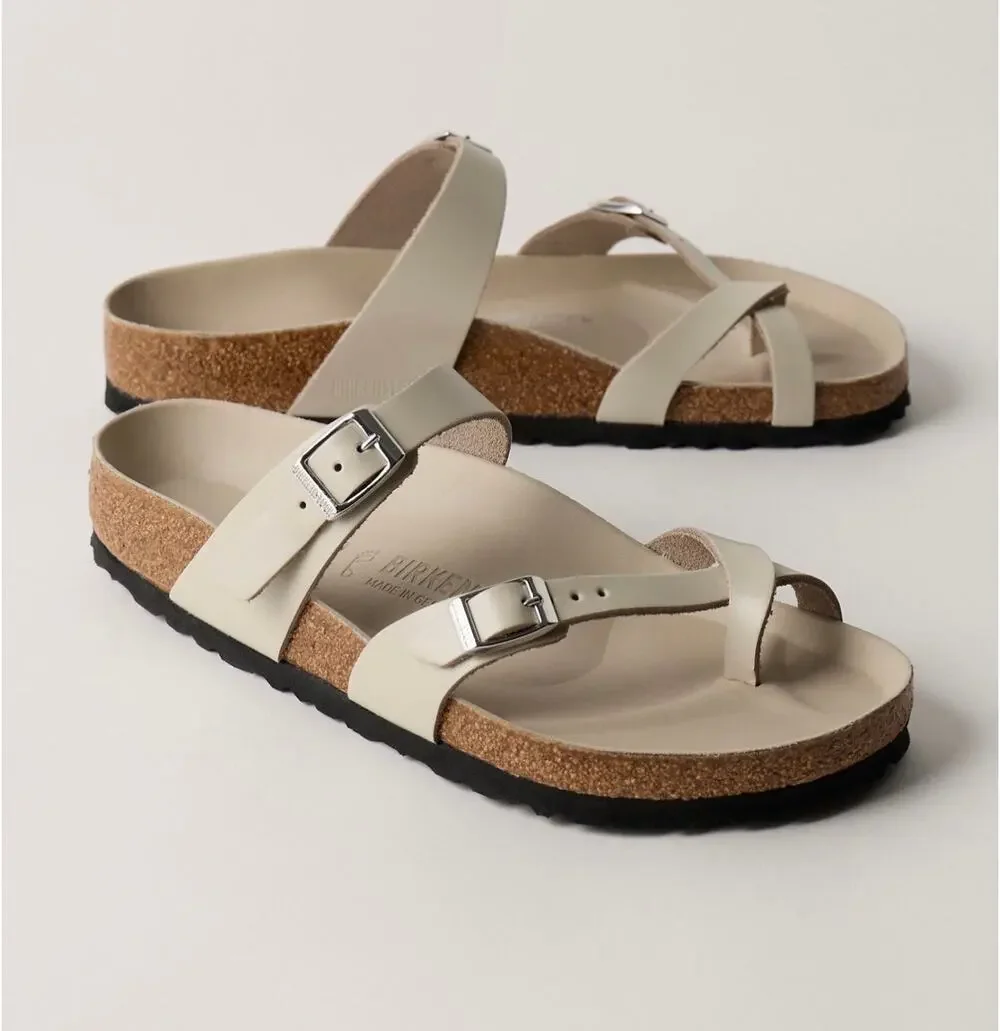 [NWT] Birkenstock Mayari Oyster Sandals US6.5/EU37
